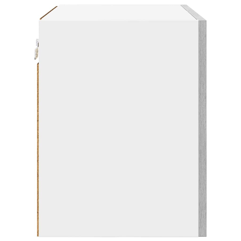 vidaXL Szafka wisząca Szary Sonoma i Biały 50 x 31 x 40 cm