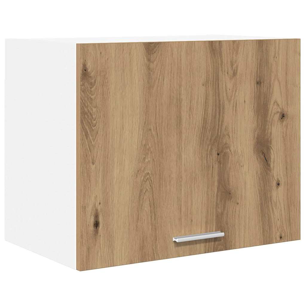 vidaXL Szafka wisząca Dąb rzemieślniczy i biały 50 x 31 x 40 cm