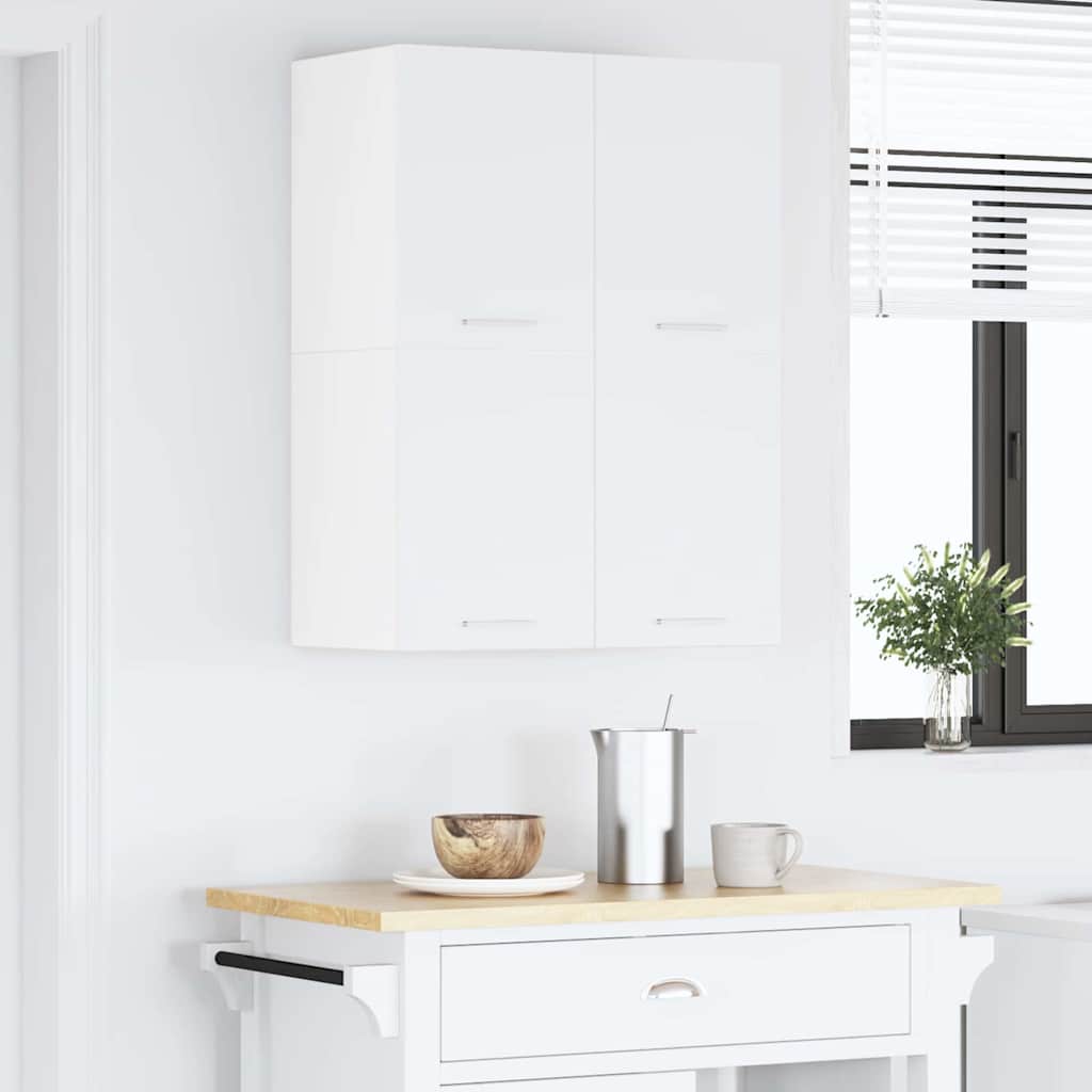 vidaXL Szafka wisząca Biały 60 x 31 x 40 cm Drewno inżynieryjne