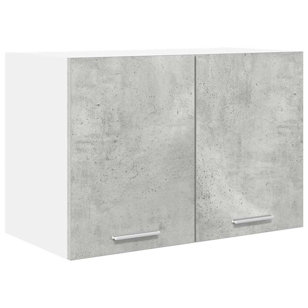 vidaXL Szafka wisząca Betonowa szarość i biel 60 x 31 x 40 cm