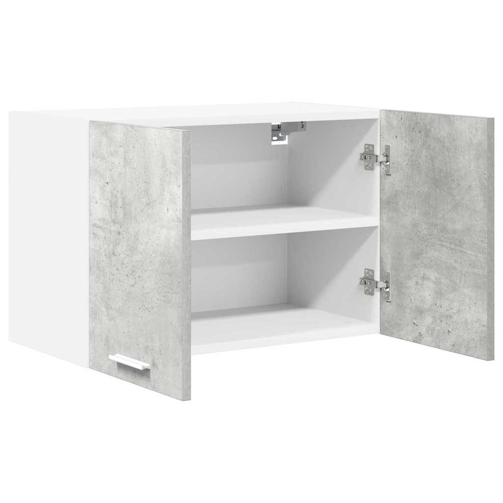 vidaXL Szafka wisząca Betonowa szarość i biel 60 x 31 x 40 cm