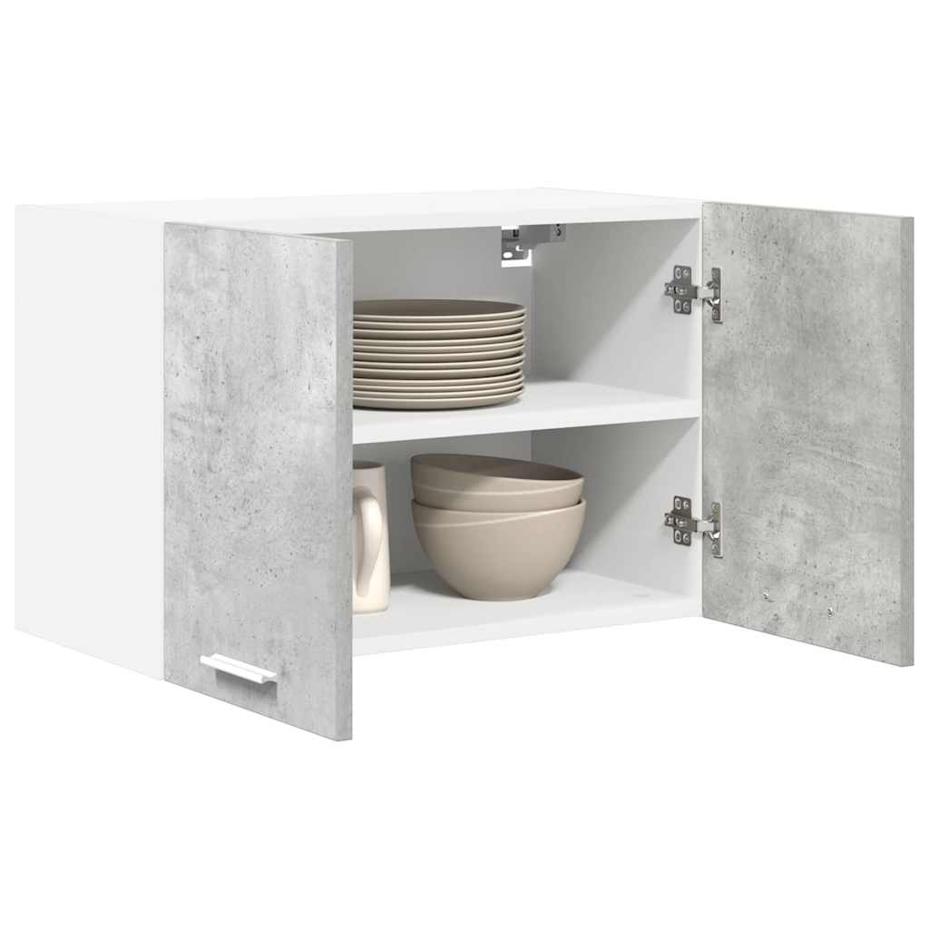 vidaXL Szafka wisząca Betonowa szarość i biel 60 x 31 x 40 cm