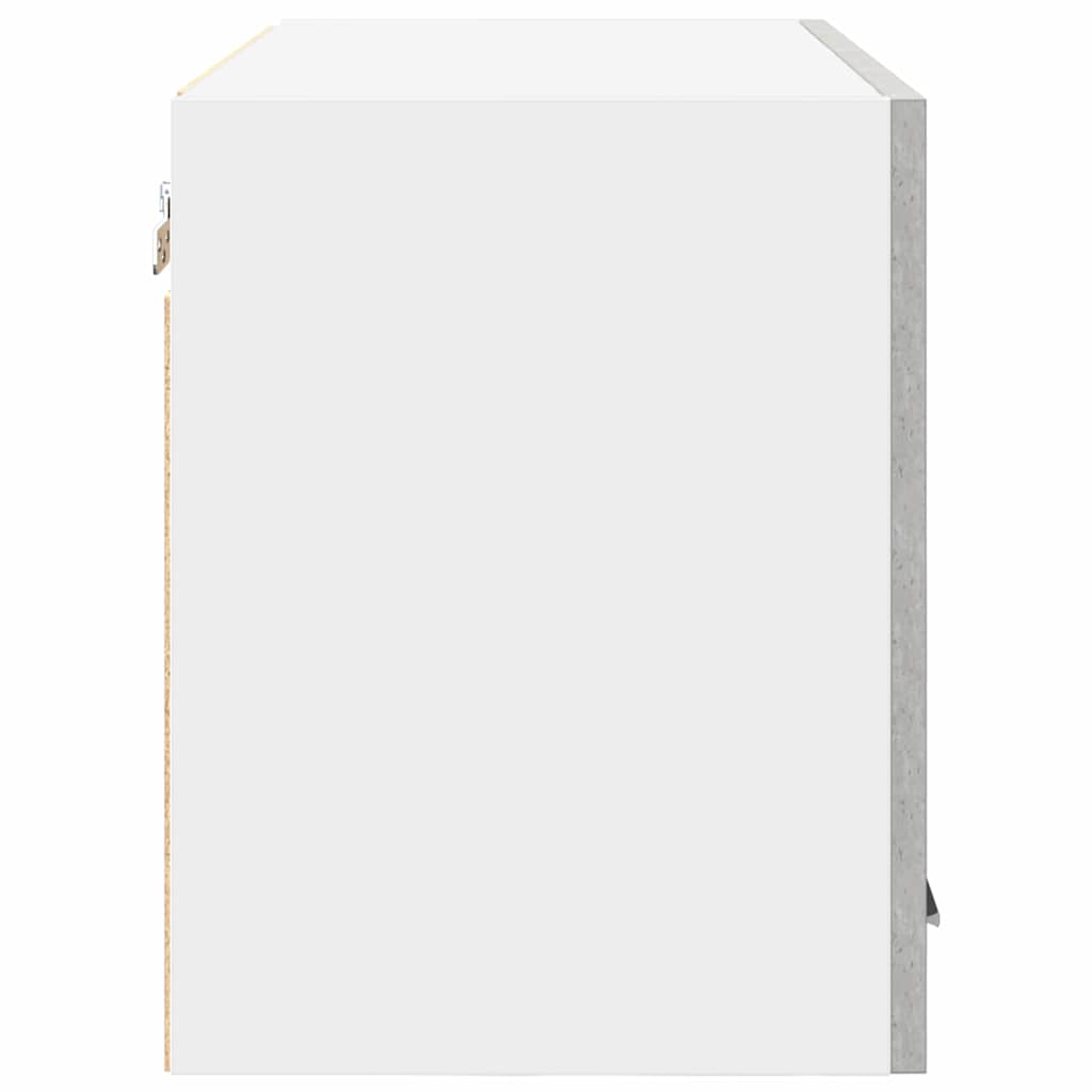 vidaXL Szafka wisząca Betonowa szarość i biel 60 x 31 x 40 cm