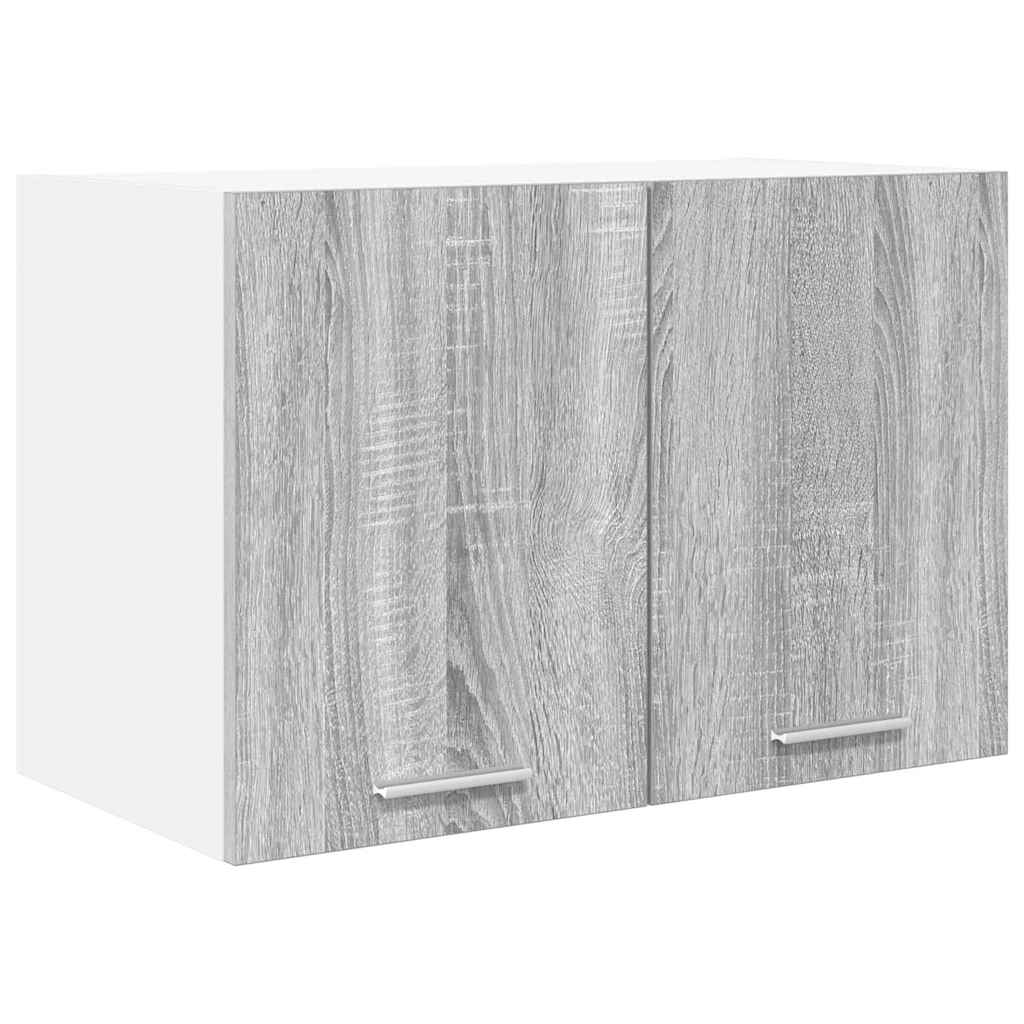 vidaXL Szafka wisząca Szary Sonoma i Biały 60 x 31 x 40 cm