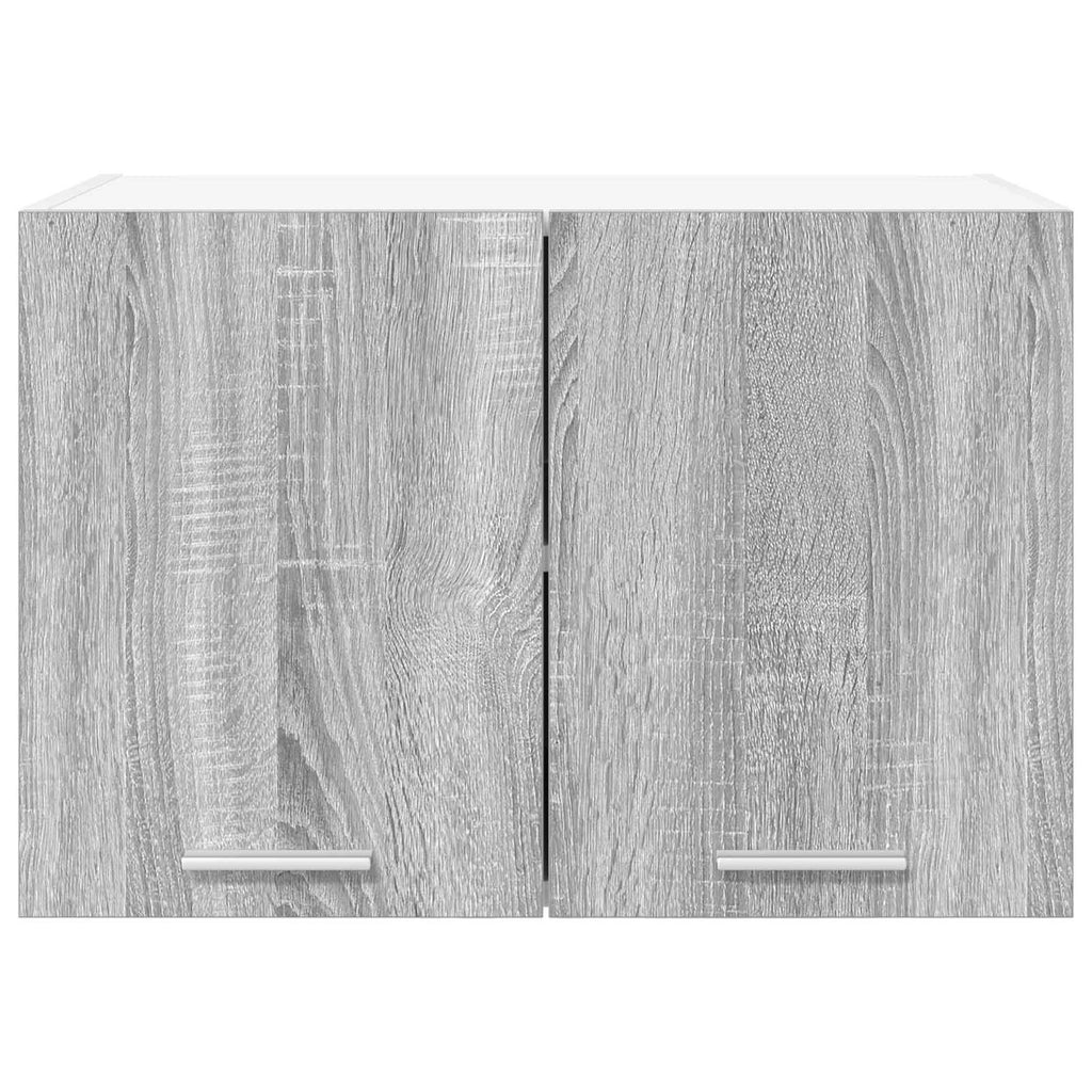 vidaXL Szafka wisząca 2 pcs Szary Sonoma i Biały 60 x 31 x 40 cm