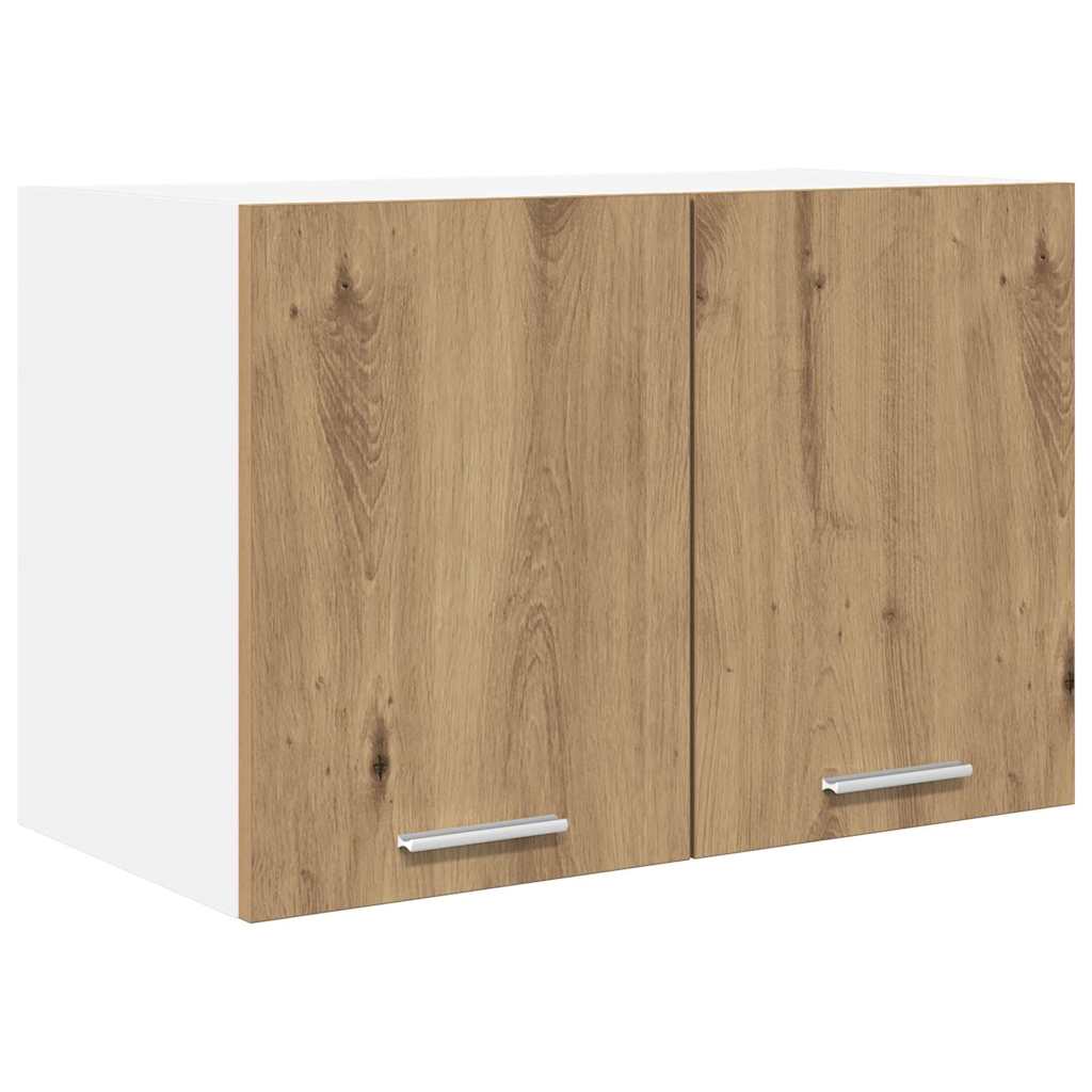 vidaXL Szafka wisząca Dąb rzemieślniczy i biały 60 x 31 x 40 cm