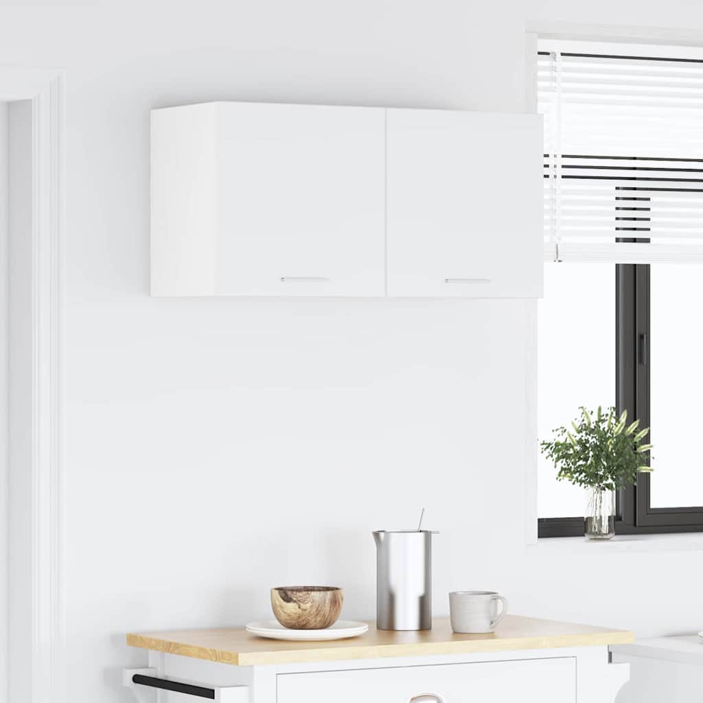 vidaXL Szafka wisząca Biały 80 x 31 x 40 cm Drewno inżynieryjne