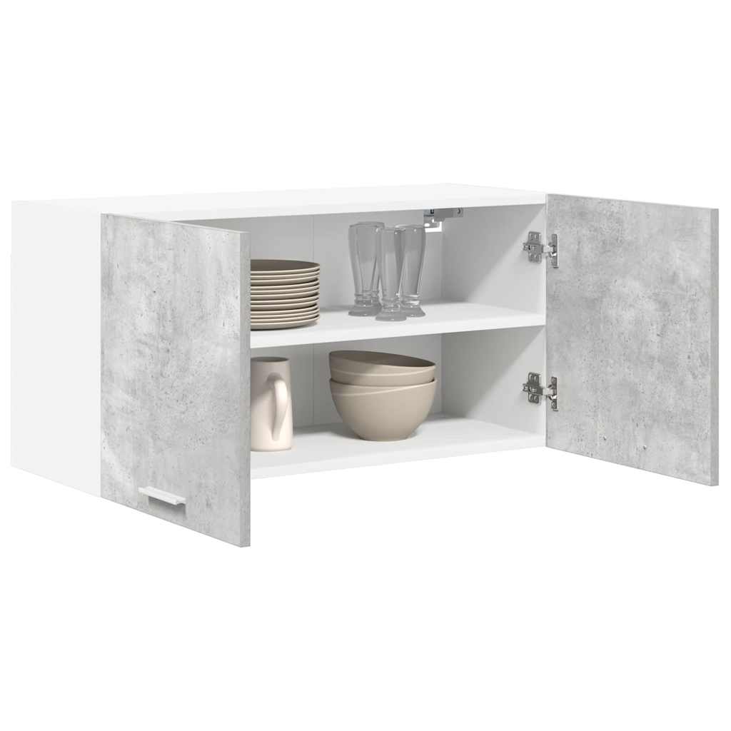 vidaXL Szafka wisząca Betonowy szary 80 x 31 x 40 cm