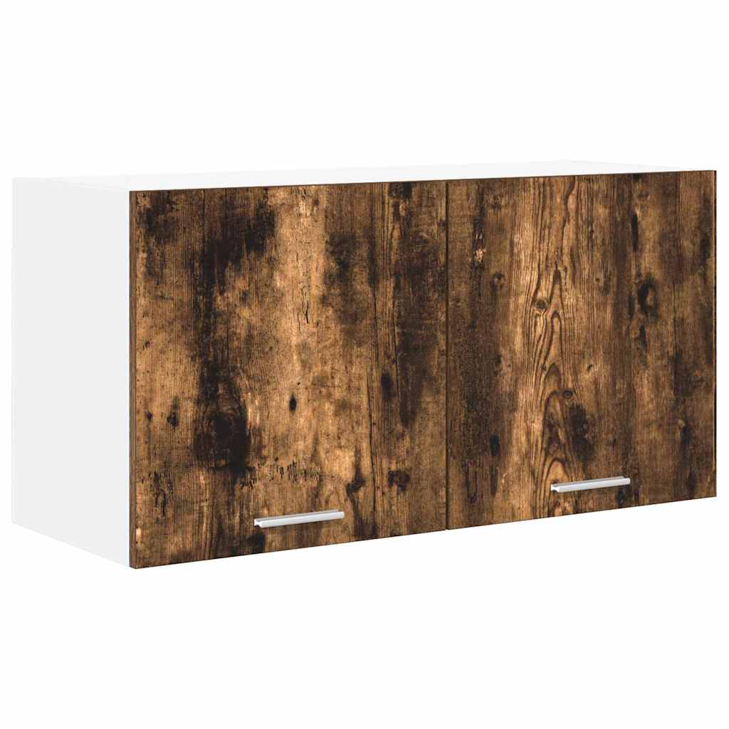 vidaXL Szafka wisząca z przechowywaniem Dąb wędzony 80 x 31 x 40 cm