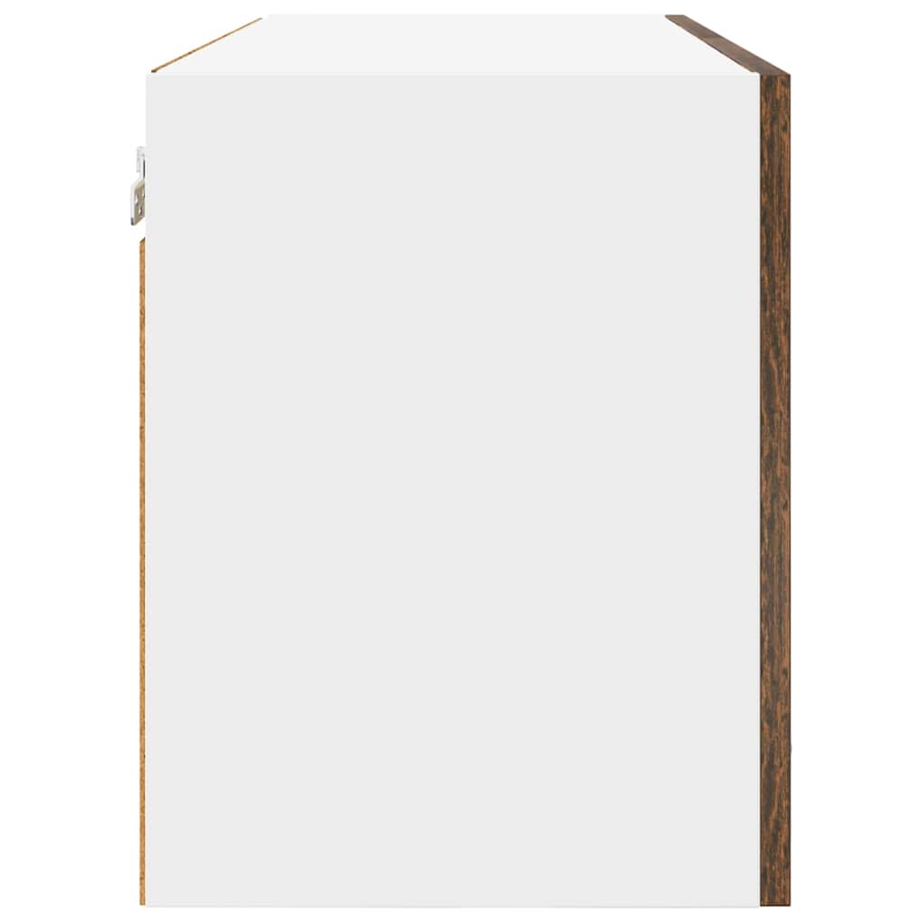 vidaXL Szafka wisząca z przechowywaniem Dąb wędzony 80 x 31 x 40 cm