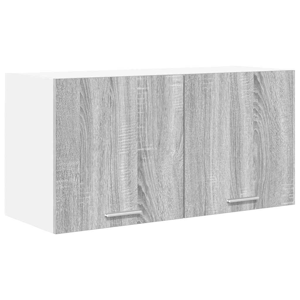 vidaXL Szafka wisząca z przechowywaniem Szary Sonoma 80 x 31 x 40 cm