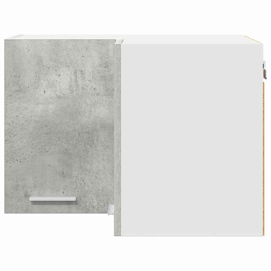 vidaXL Szafka wisząca Betonowa szarość i biel 57 x 57 x 40 cm