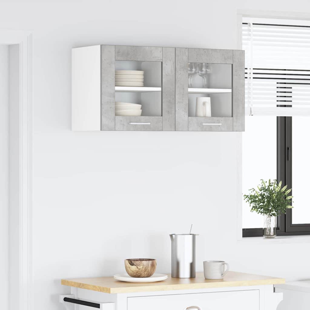 vidaXL Szafka wisząca Betonowy szary 40 x 31 x 40 cm