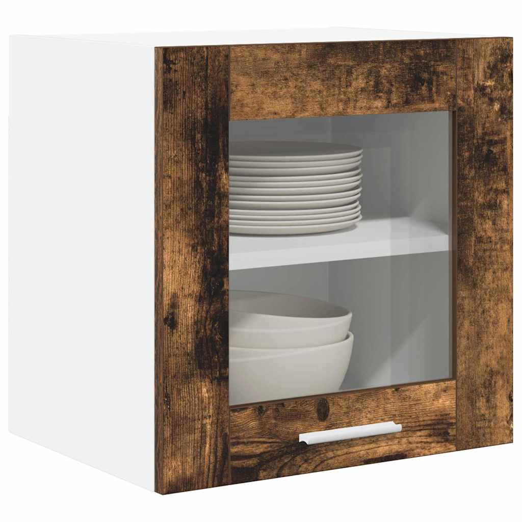 vidaXL Szafka wisząca z drzwiami 2 pcs Dąb wędzony 40 x 31 x 40 cm