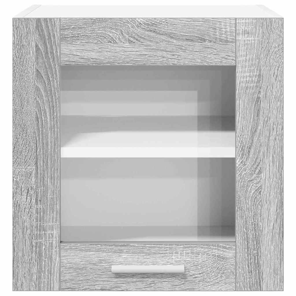 vidaXL Szafka wisząca z drzwiami 2 pcs Szary Sonoma 40 x 31 x 40 cm