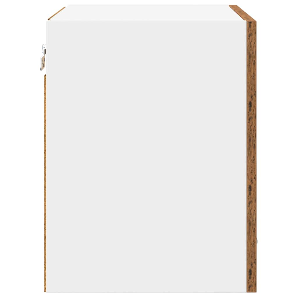 vidaXL Szafka wisząca z przechowywaniem Stare drewno 40 x 31 x 40 cm