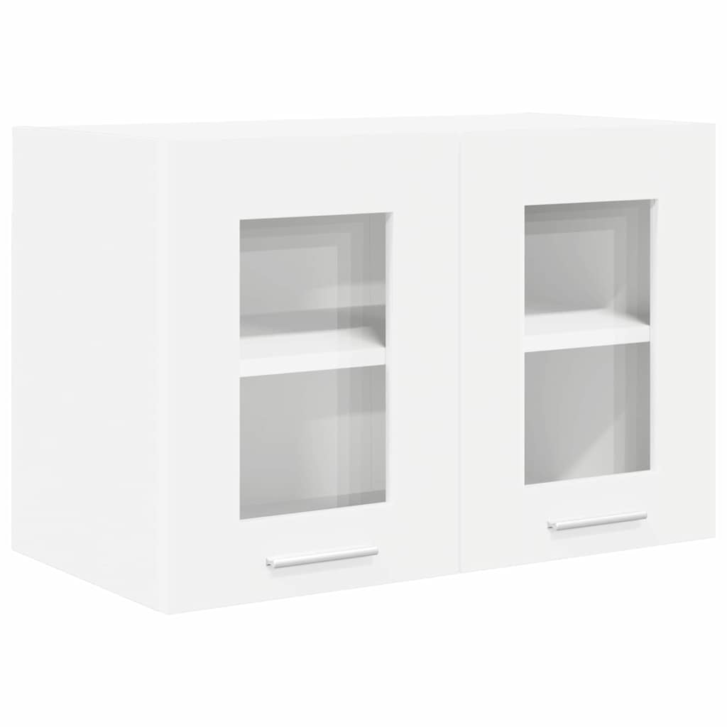 vidaXL Szafka wisząca z przechowywaniem 2 pcs Biały 60 x 31 x 40 cm