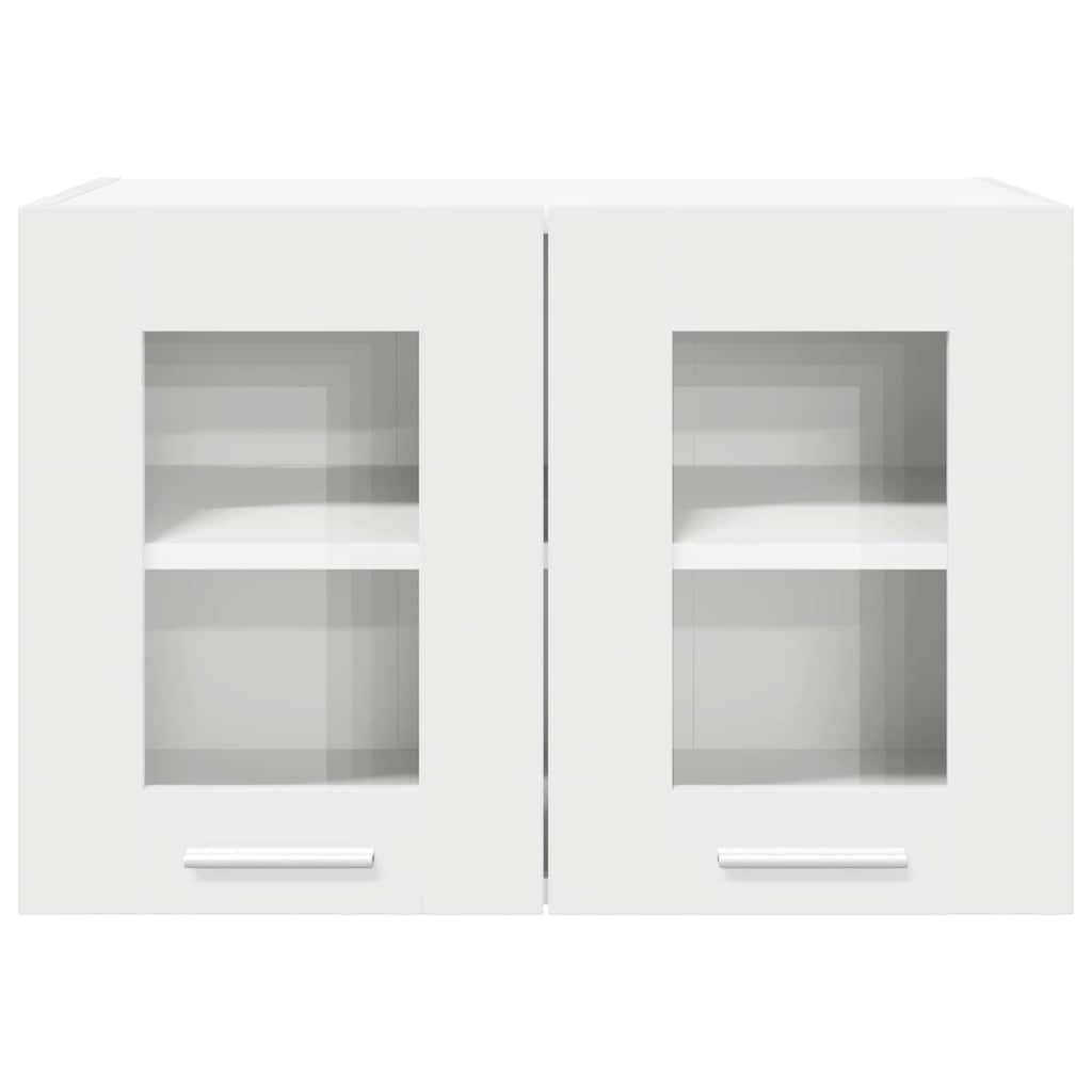 vidaXL Szafka wisząca z przechowywaniem 2 pcs Biały 60 x 31 x 40 cm
