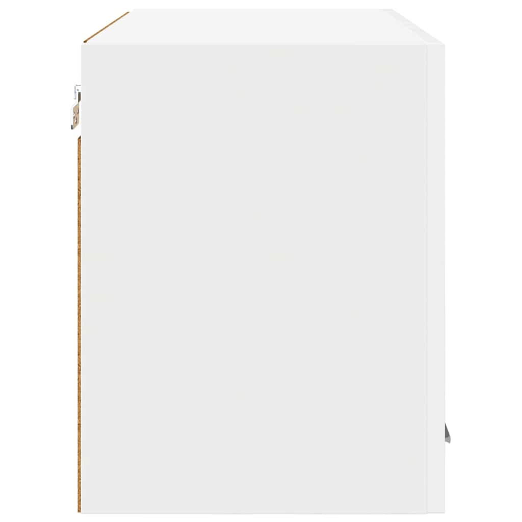 vidaXL Szafka wisząca z przechowywaniem 2 pcs Biały 60 x 31 x 40 cm