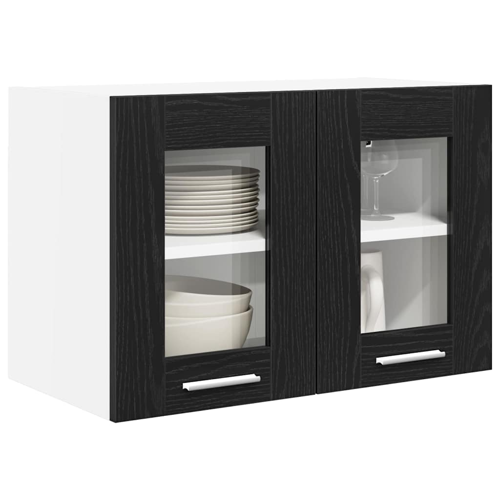 vidaXL Szafka wisząca Czarny Dąb 60 x 31 x 40 cm Drewno inżynieryjne