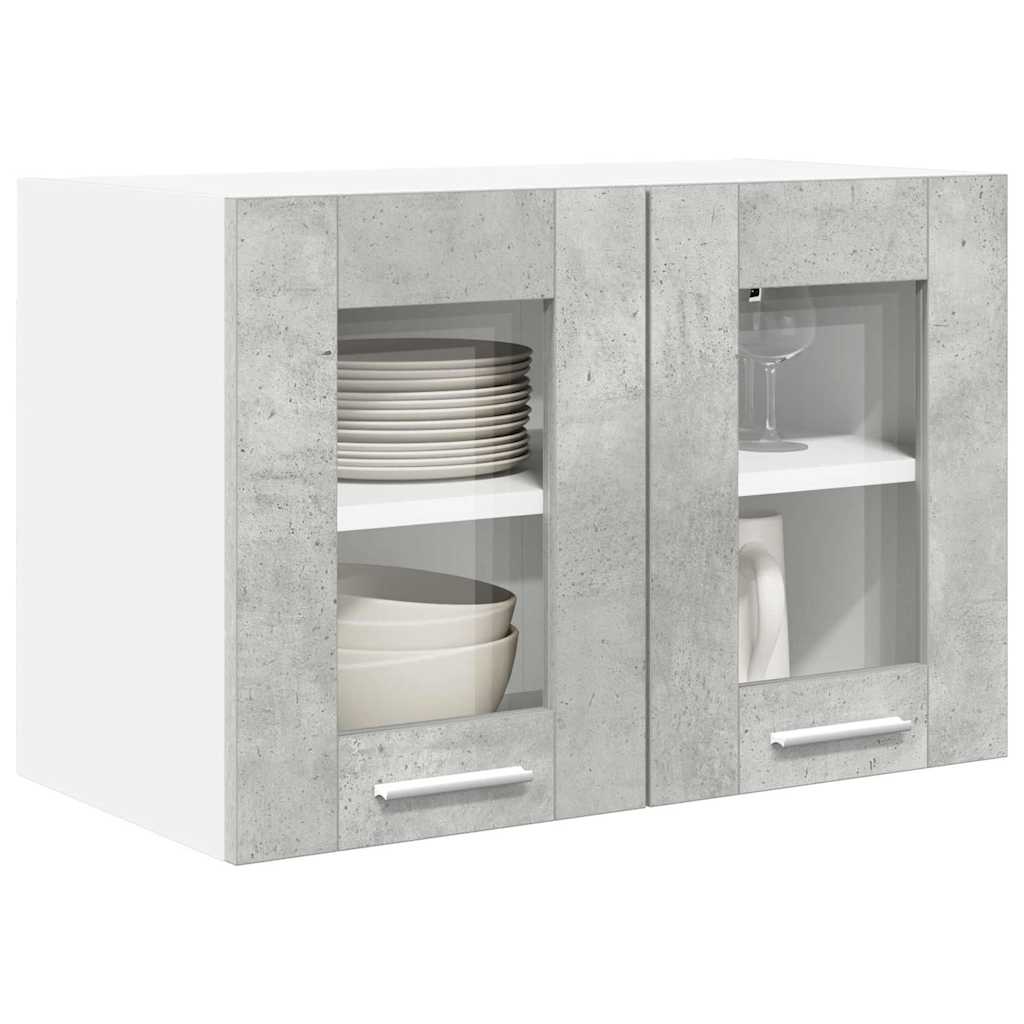 vidaXL Szafka wisząca Betonowy szary 60 x 31 x 40 cm