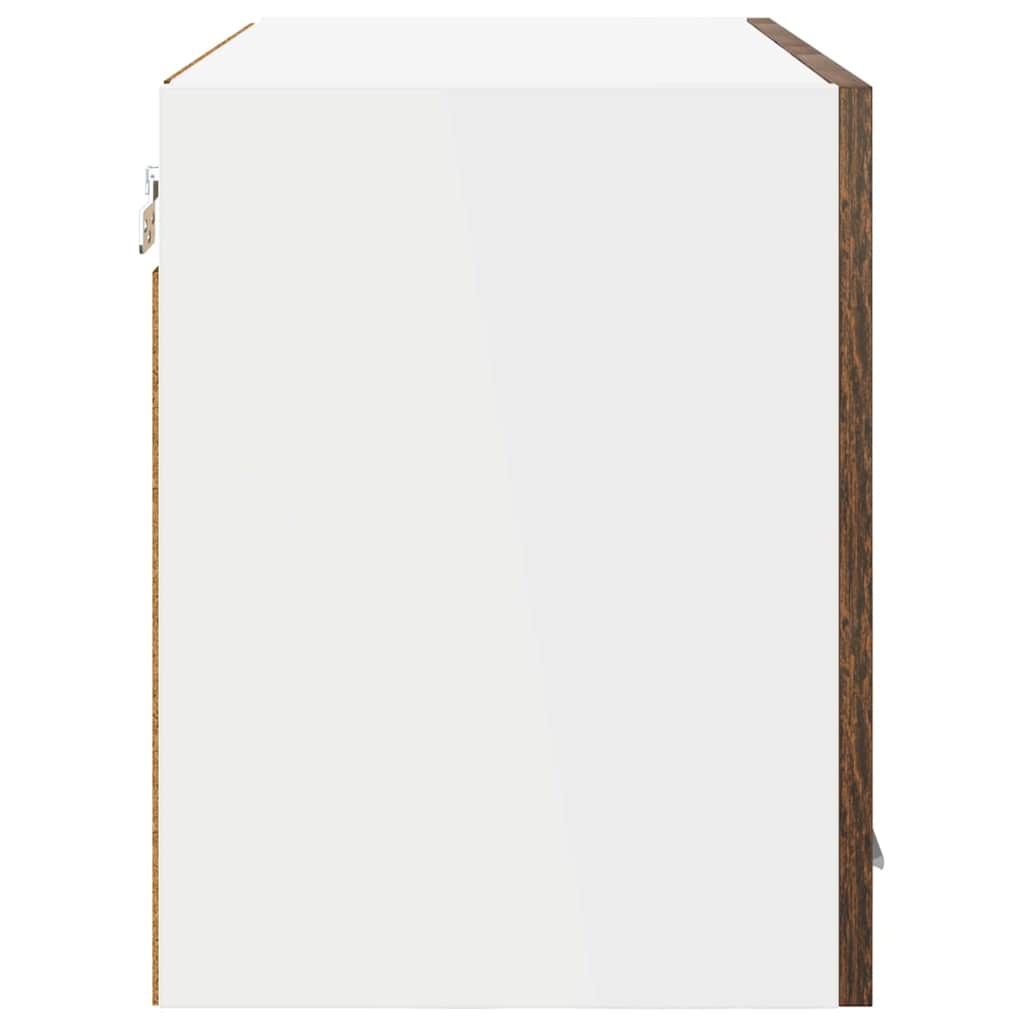 vidaXL Szafka wisząca z drzwiami 2 pcs Dąb wędzony 60 x 31 x 40 cm