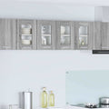 vidaXL Szafka wisząca Szary Sonoma 60 x 31 x 40 cm Drewno inżynieryjne