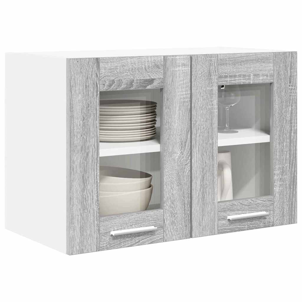 vidaXL Szafka wisząca Szary Sonoma 60 x 31 x 40 cm Drewno inżynieryjne
