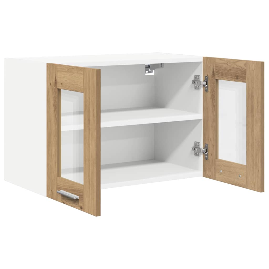 vidaXL Szafka wisząca Riga 2 pcs Dąb rzemieślniczy 60 x 31 x 40 cm