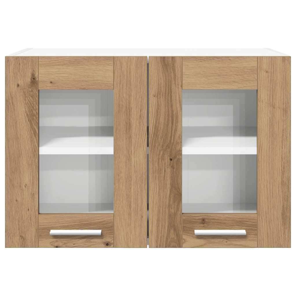 vidaXL Szafka wisząca Riga 2 pcs Dąb rzemieślniczy 60 x 31 x 40 cm