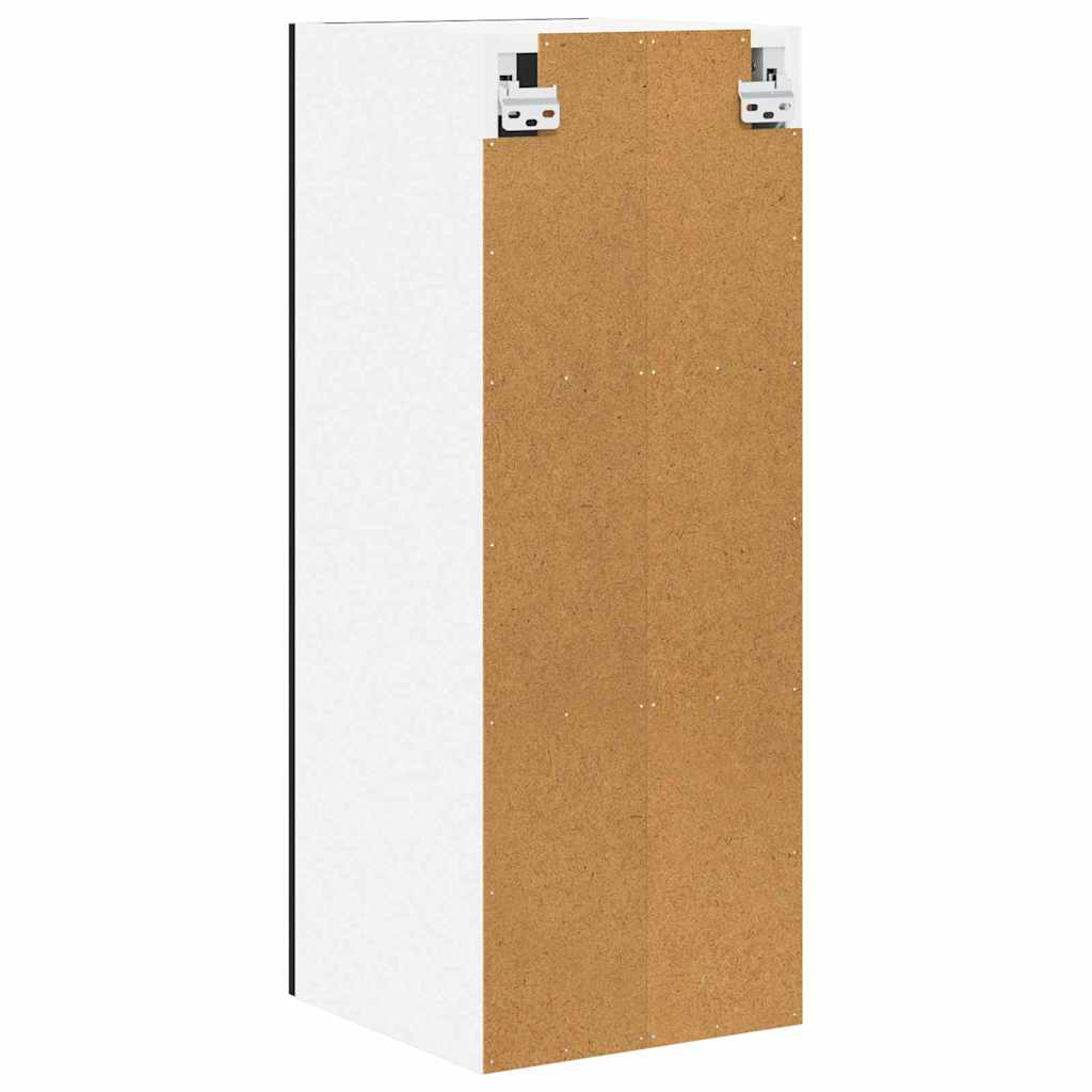 vidaXL Szafka wisząca 2 pcs Czarny Dąb i Biały 30 x 31 x 80 cm