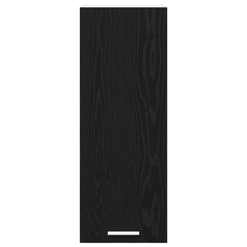 vidaXL Szafka wisząca 2 pcs Czarny Dąb i Biały 30 x 31 x 80 cm