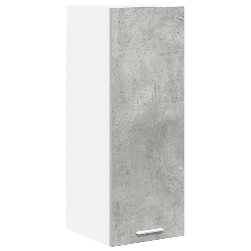 vidaXL Szafka wisząca Betonowa szarość i biel 30 x 31 x 80 cm