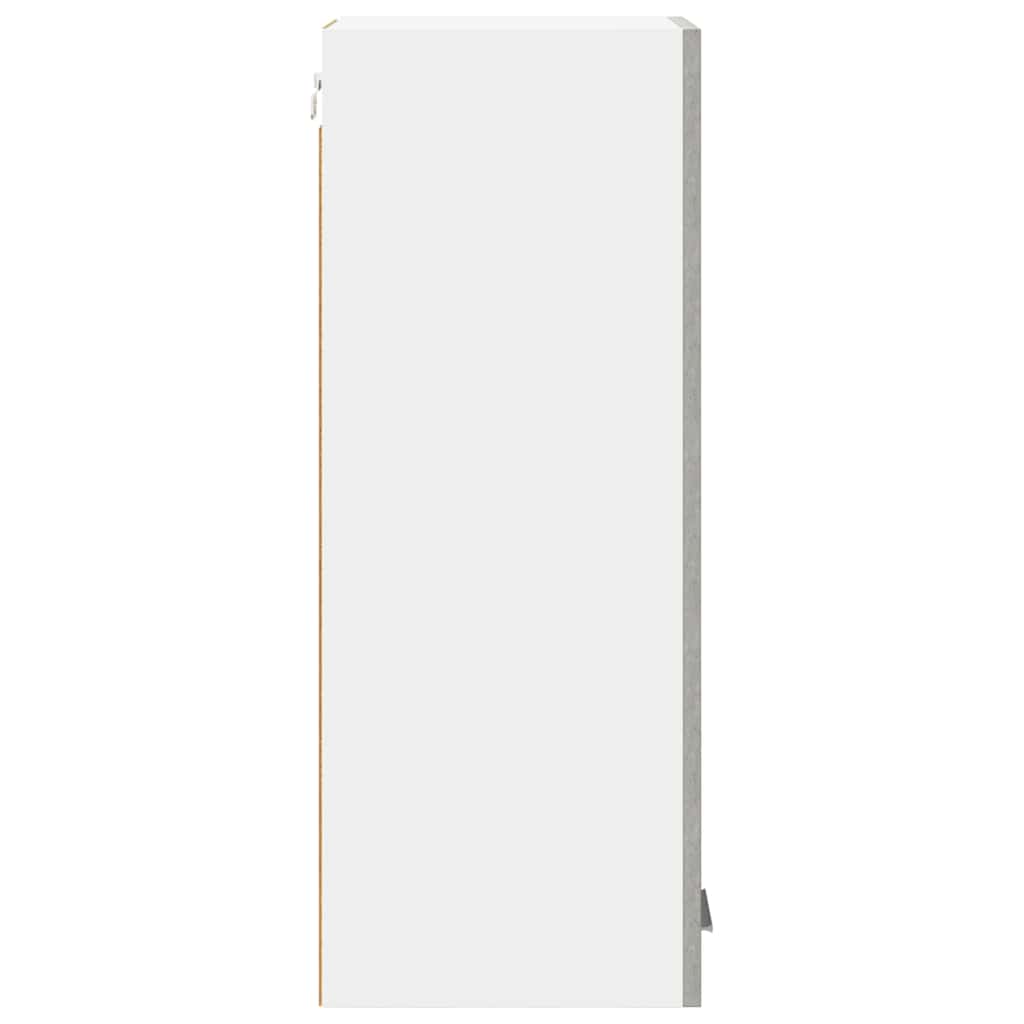 vidaXL Szafka wisząca Betonowa szarość i biel 30 x 31 x 80 cm