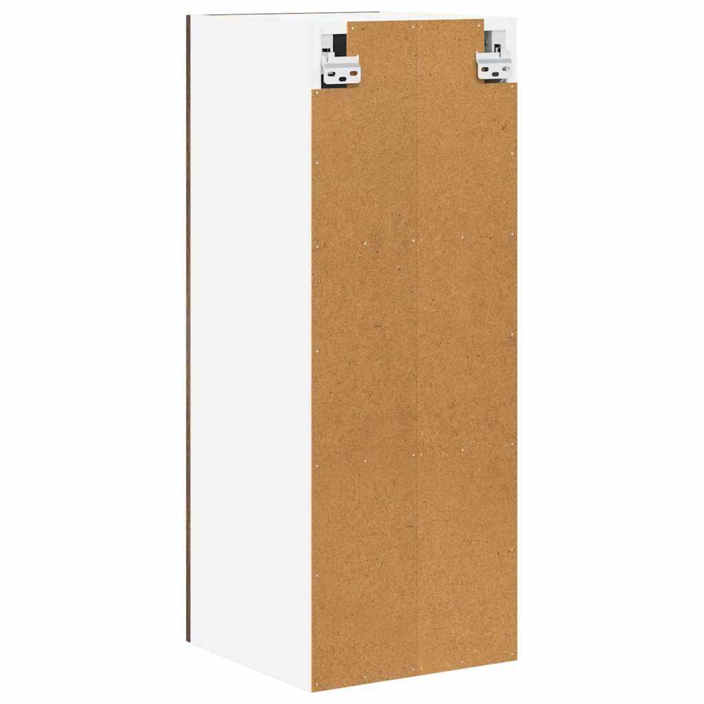 vidaXL Szafka wisząca Riga 2 pcs Wędzony dąb i biały 30 x 31 x 80 cm