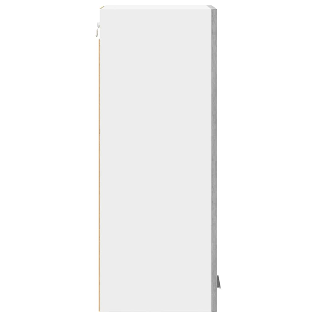 vidaXL Szafka wisząca 2 pcs Szary Sonoma i Biały 30 x 31 x 80 cm
