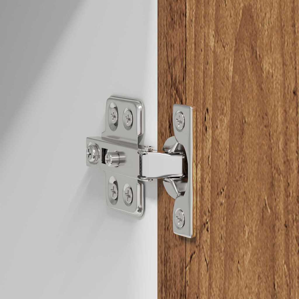 vidaXL Szafka wisząca 2 pcs Stare Drewno i Biały 30 x 31 x 80 cm