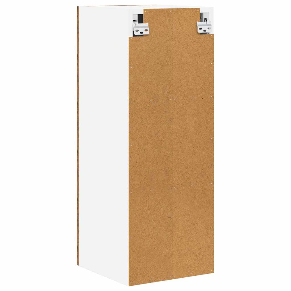 vidaXL Szafka wisząca 2 pcs Stare Drewno i Biały 30 x 31 x 80 cm