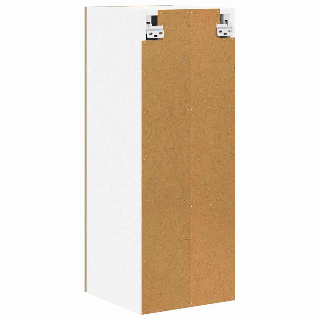 vidaXL Szafka wisząca 2 pcs Dąb rzemieślniczy i biały 30 x 31 x 80 cm