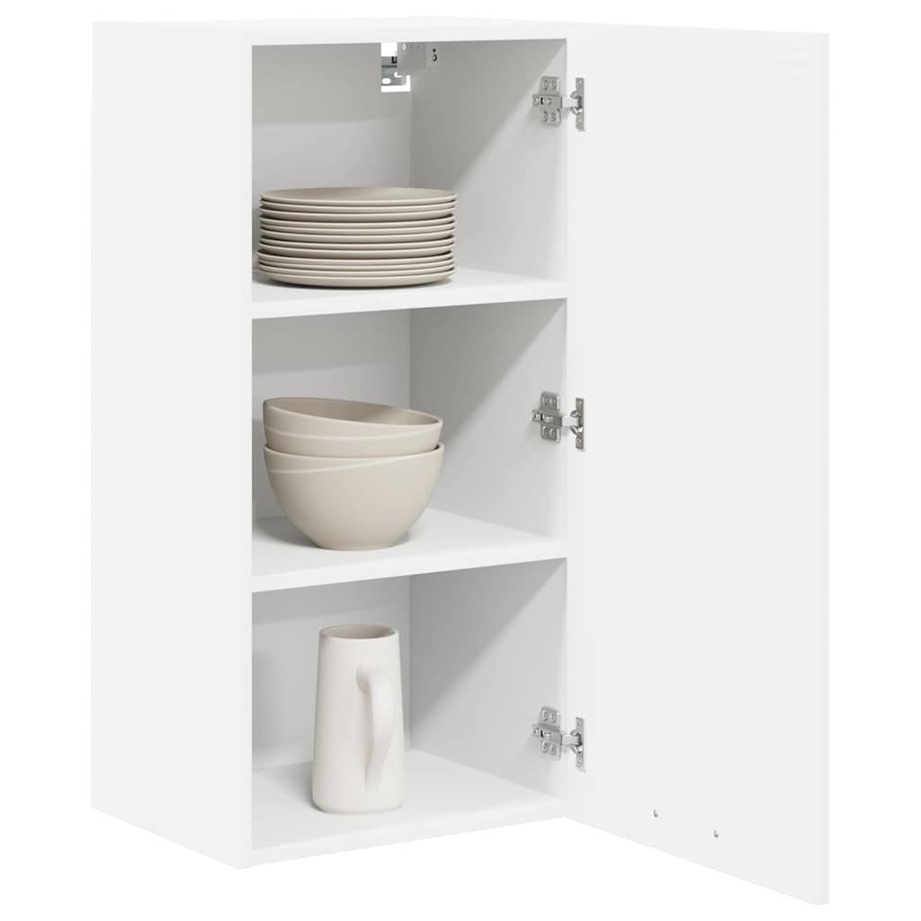 vidaXL Szafka wisząca Biały 40 x 31 x 80 cm Materiał drewnopochodny
