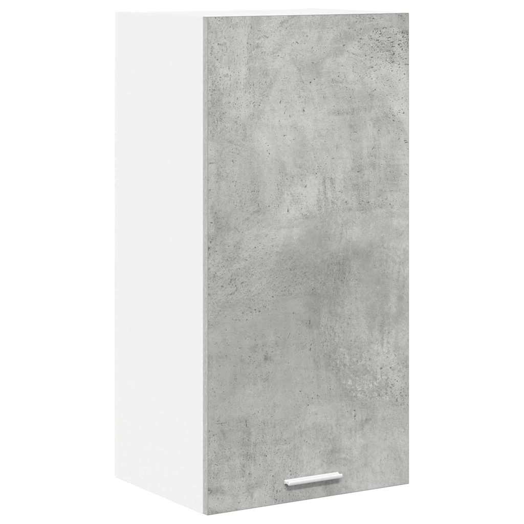 vidaXL Szafka wisząca Betonowa szarość i biel 40 x 31 x 80 cm