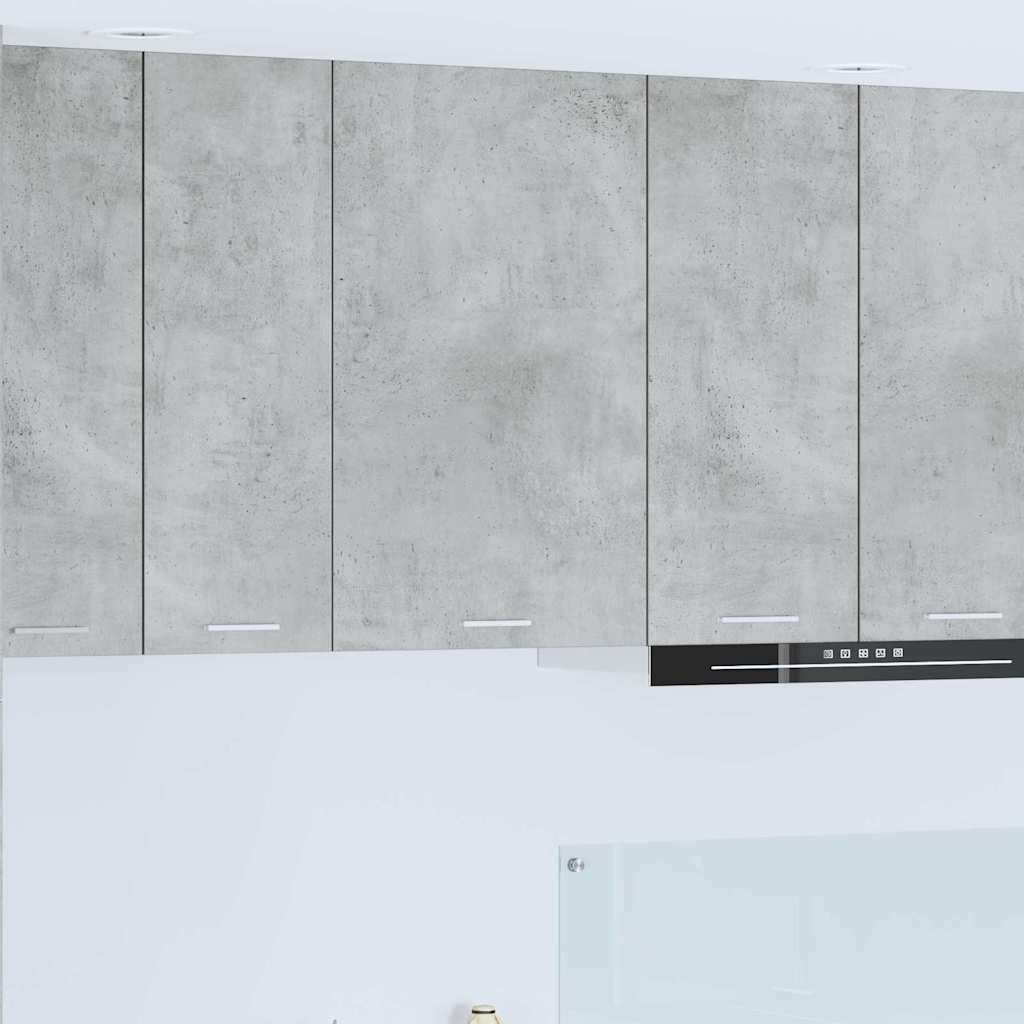 vidaXL Szafka wisząca Betonowa szarość i biel 50 x 31 x 80 cm
