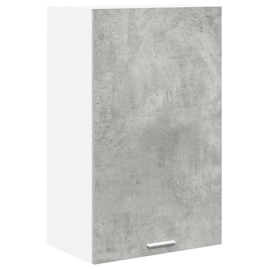 vidaXL Szafka wisząca Betonowa szarość i biel 50 x 31 x 80 cm