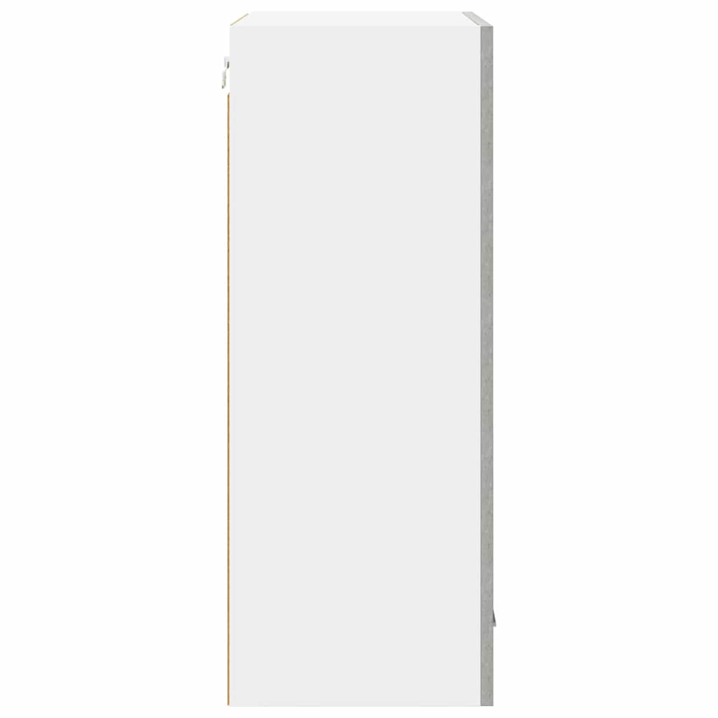 vidaXL Szafka wisząca Betonowa szarość i biel 50 x 31 x 80 cm