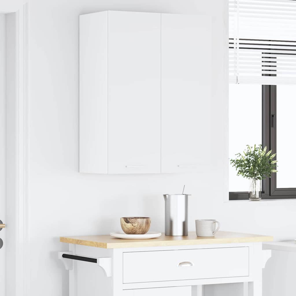 vidaXL Szafka wisząca Biały 60 x 31 x 80 cm Drewno inżynieryjne