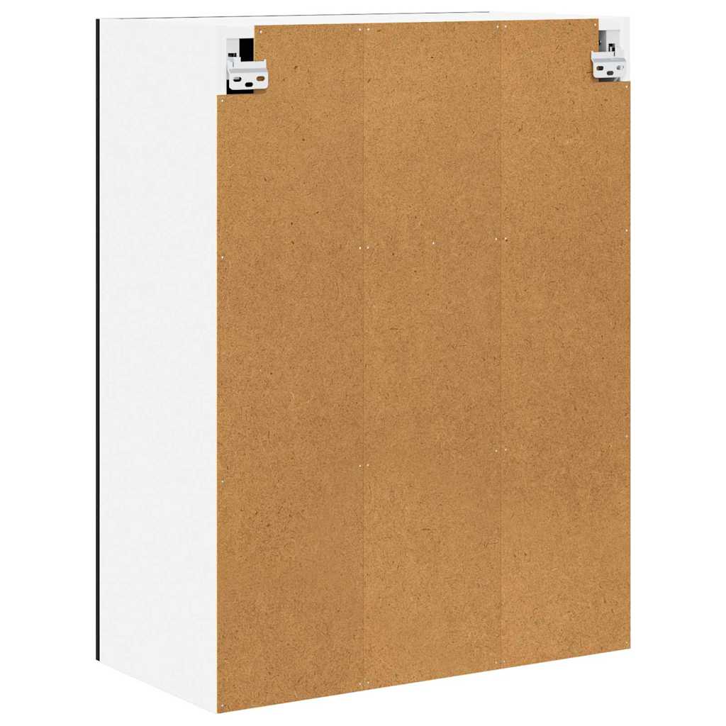 vidaXL Szafka wisząca z przechowywaniem Czarny Dąb 60 x 31 x 80 cm
