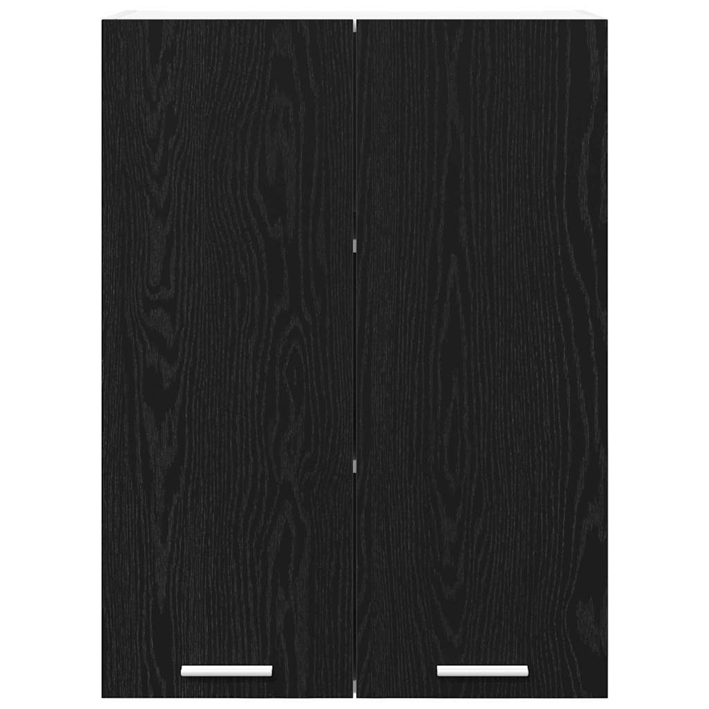 vidaXL Szafka wisząca z przechowywaniem Czarny Dąb 60 x 31 x 80 cm