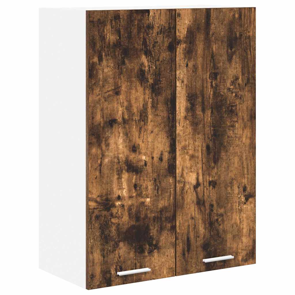 vidaXL Szafka wisząca z przechowywaniem Dąb wędzony 60 x 31 x 80 cm