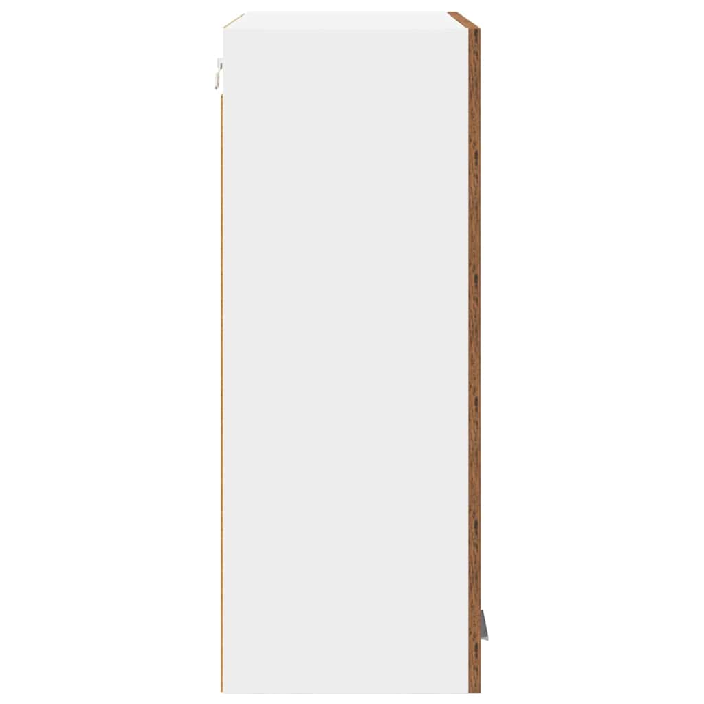 vidaXL Szafka wisząca z przechowywaniem Stare drewno 60 x 31 x 80 cm
