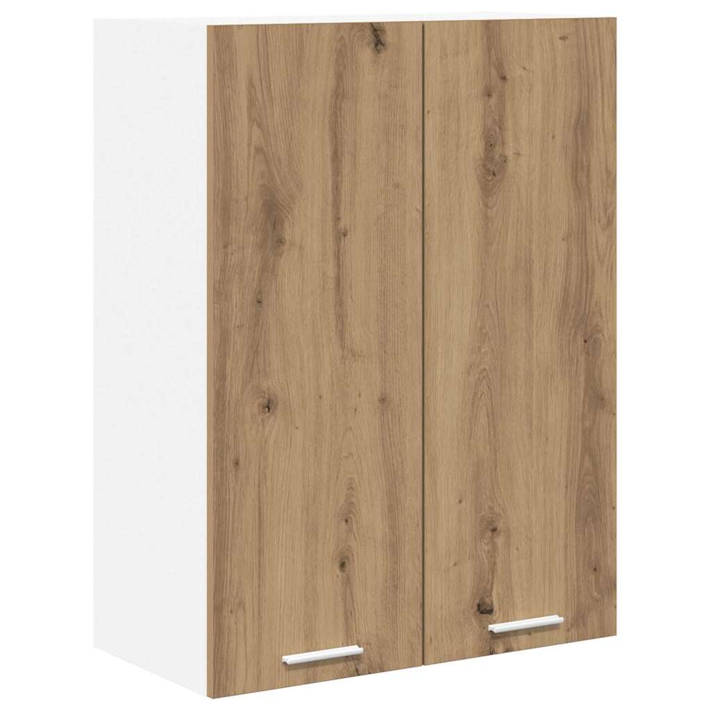 vidaXL Szafka wisząca z drzwiami Dąb rzemieślniczy 60 x 31 x 80 cm